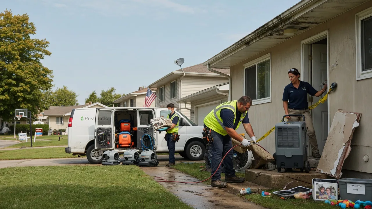 Water Damage Restoration in Garrison, ND near me